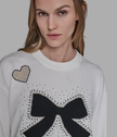 KARL LAGERFELD Whimsy Bow Sweater image 2