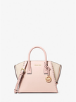 MICHAEL KORS  Avril Small Leather Satchel - Pwd Blsh Mlt image 2
