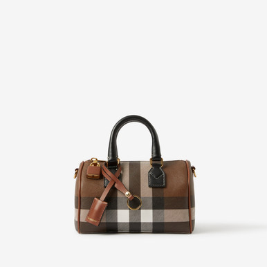 BURBERRY  Mini Check Bowling Bag image 5