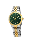 SALVATORE FERRAGAMO  Duo Quartz Green Dial Ladies Watch image 0