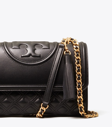 TORY BURCH Fleming Convertible Shoulder Bag - Black image 3