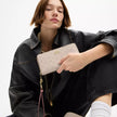 COACH Long Zip Around Wallet In Signature Canvas (Arriving In Delhi) image 2