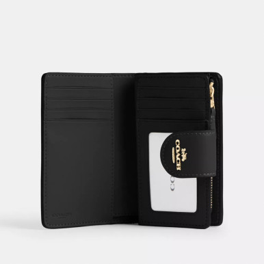 COACH  Medium Corner Zip Wallet In Signature Canvas image 0