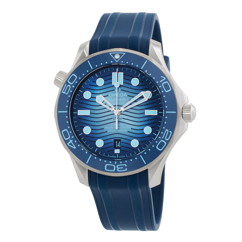 Omega Seamaster Automatic Chronometer Summer Blue Dial Men's Watch image 0