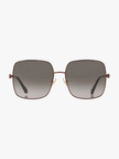 [ARRIVING] JIMMY CHOO Brown Gradient Square Ladies Sunglasses image 0