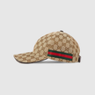 GUCCI Baseball Cap With Web Detail - GG Canvas image 0