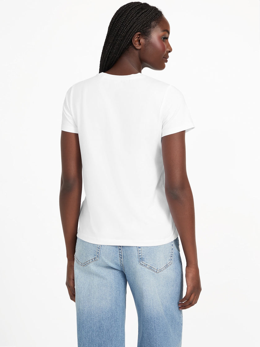 GUESS Eco Crewneck Lettie Tee - White image 1