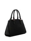 Guess Kyrie Saffiano Satchel - Black image 2