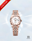 [At MRP][Brand New] Rolex Lady-Datejust White Dial Everose Gold Jubilee 279175-0009 28 mm