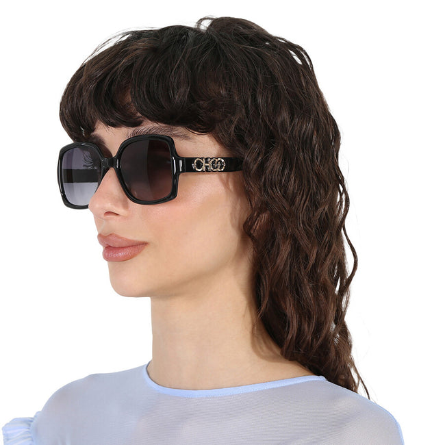 [ARRIVING] JIMMY CHOO Dark gray gradient Square Ladies Sunglasses image 1