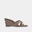 COACH Wedge Sandal In Signature Jacquard image 2