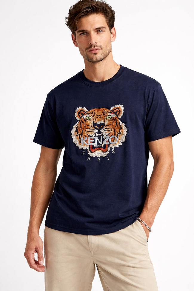 KENZO Tiger Print Crew-Neck T-shirt (@Delhi Studio) image 0