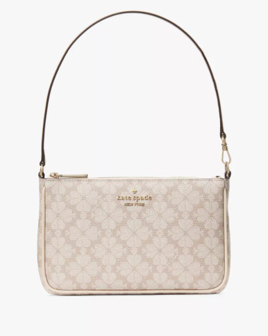 KATE SPADE Signature Spade Flower Convertible Wristlet - Dark Beige Multi image 2