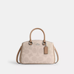 COACH Savannah Small Carryall Bag In Signature Canvas - Silver/Sand/Taupe image 3