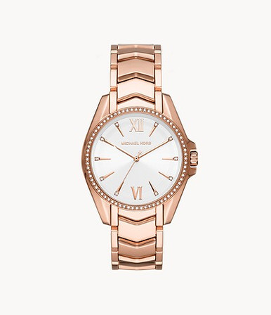 MICHAEL KORS   Women's Whitney Three-Hand Rose Gold-Tone Stainless Steel Watch image 3