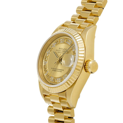 [Store Display]Rolex Datejust Champagne Diamond 26mm