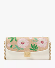KATE SPADE Phoebe Straw Turnlock Wallet-on-chain image 1