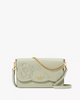 KATE SPADE  Madison Floral Applique Willow Mini Crossbody - Sage Bundle image