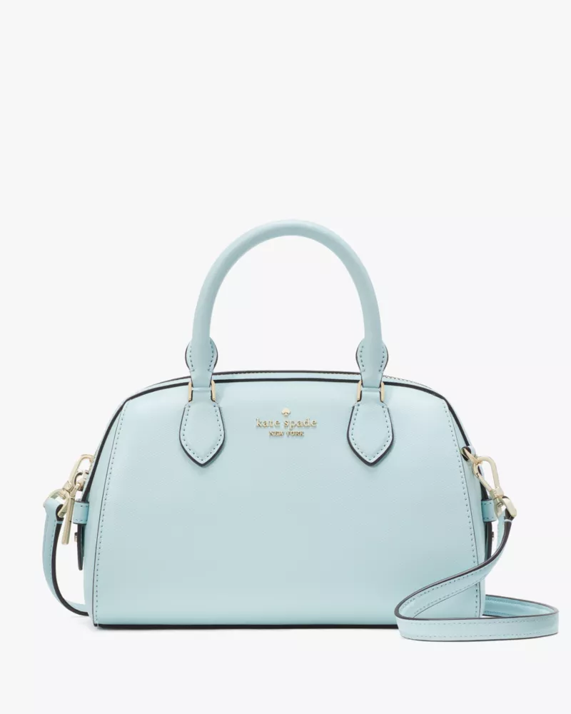 KATE SPADE  Madison Saffiano Leather Duffle Crossbody - Blue Glow image