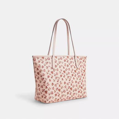 COACH City Tote Bag With Rose Print image 2