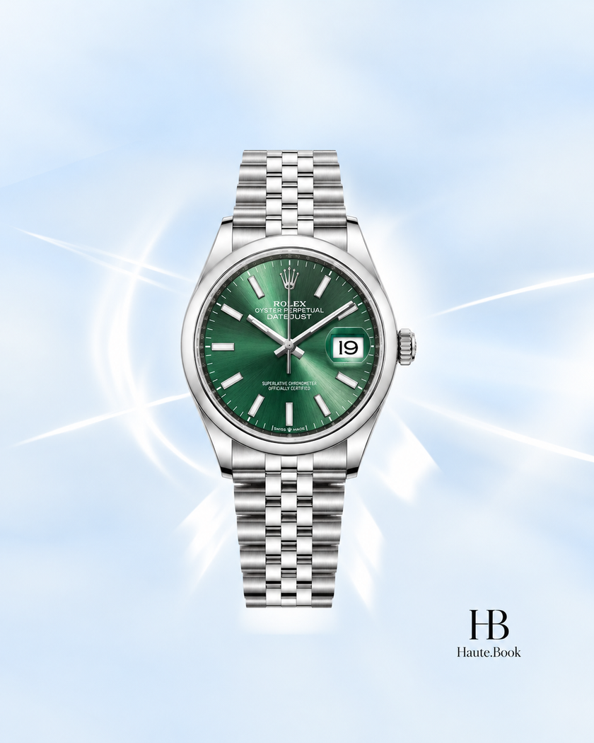 [Brand New] Rolex Datejust Mint Green Stainless Steel M126200-0023 36 mm