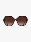 BURBERRY  Vanessa Brown Gradient Geometric Ladies Sunglasses image 0