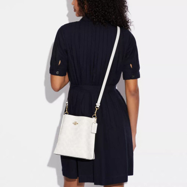 COACH Mollie Bucket Bag 22 In Signature Canvas image 12