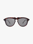 BURBERRY Grey Mirror Silver Pilot Men's Sunglasses image 0