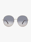 SALVATORE FERRAGAMO Salvatore Blue Gradient Round Ladies Sunglasses (Arriving In Delhi) image 3