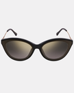 Jimmy Choo Grey Gold Mirror Cat Eye Ladies Sunglasses (Arriving In Delhi) image 0