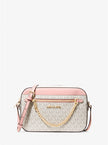 [AT DELHI] MICHAEL KORS Jet Set Item Large Logo Chain Crossbody Bag - Pwd Blsh Mlt image 0