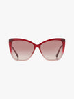 Jimmy Choo Burgundy Gradient Cat Eye Ladies Sunglasses image 0