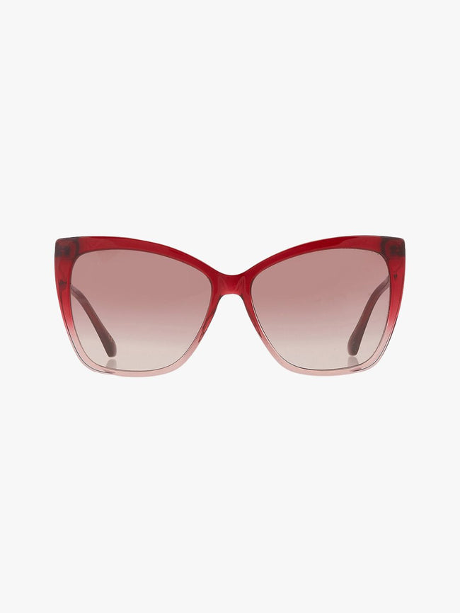 Jimmy Choo Burgundy Gradient Cat Eye Ladies Sunglasses image 0