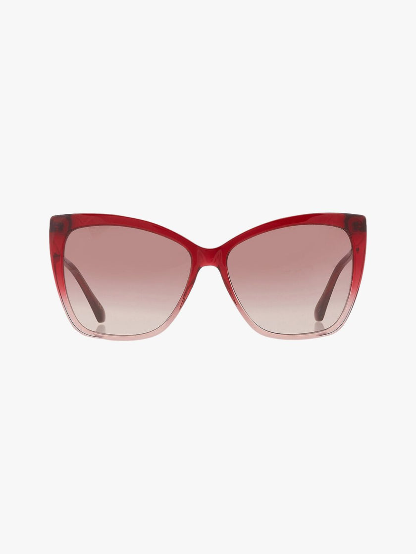 Jimmy Choo Burgundy Gradient Cat Eye Ladies Sunglasses image 0