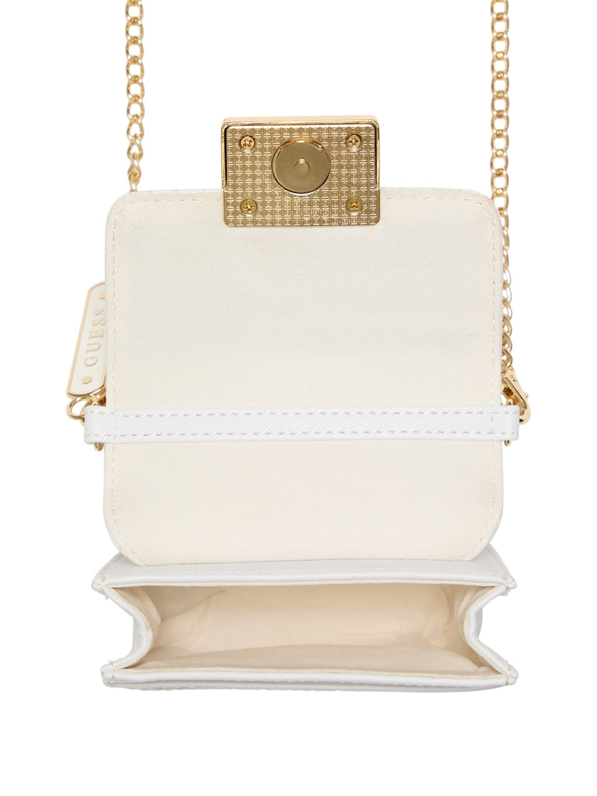 Guess Elssie Card Case Crossbody - Pink image 3