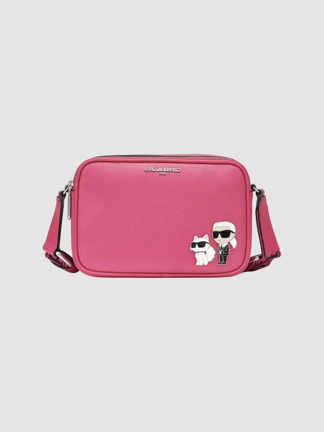 KARL LAGERFELD Maybelle Camera Crossbody - Fuchsia image 0