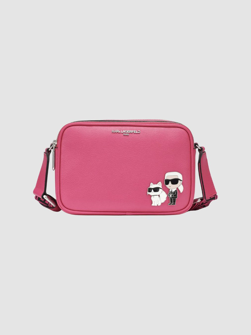 KARL LAGERFELD Maybelle Camera Crossbody - Fuchsia image 0