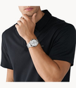 MICHAEL KORS Slim Runway Chronograph Stainless Steel Mesh Watch image 2