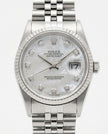 [Store Display] Rolex Datejust White Shell Diamond 36mm
