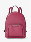 MICHAEL KORS Jaycee Medium Pebbled Leather Backpack - Frambuesa Oscuro image 0