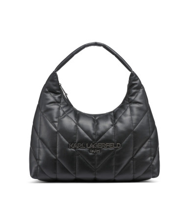 KARL LAGERFELD Voyage Biker Hobo Shoulder Bag image 3
