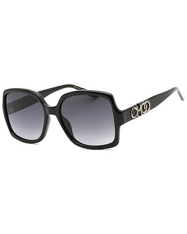 JIMMY CHOO Women's Sammi G 55mm Sunglasses - Black image 3