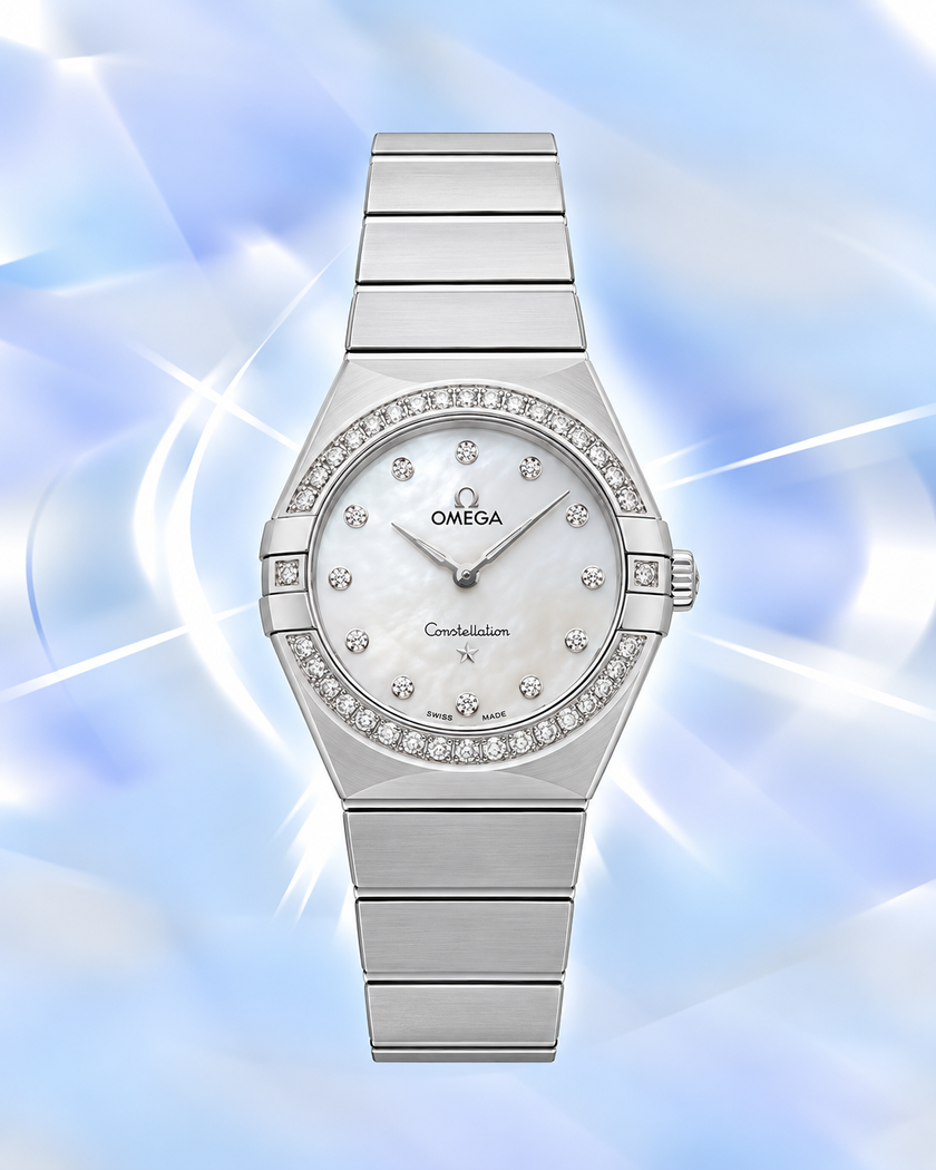 [Brand New] Omega Constellation Manhattan Brushed Quartz 131.15.28.60.55.001 28 mm