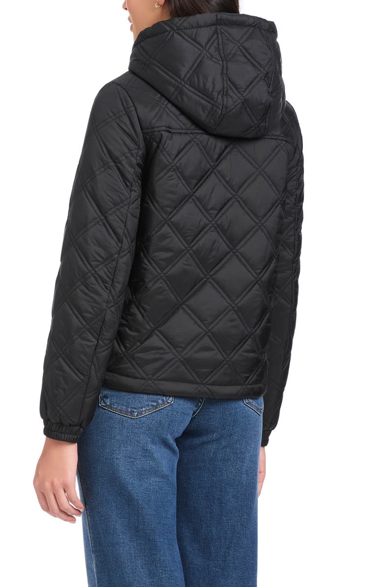 KATE SPADE Water Resistant Diamond Quilted Hooded Jacket (Arriving In Delhi) image 1