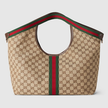 GUCCI Large Gucci Giglio Tote Bag image 4