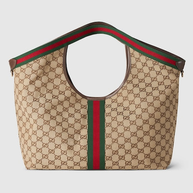 GUCCI Large Gucci Giglio Tote Bag image 4