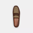 [AT DELHI] COACH Liam Driver In Signature Jacquard - Dark Saddle image 2