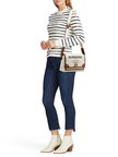 BURBERRY Medium Note Canvas Crossbody Bag - Natural Tan image 0
