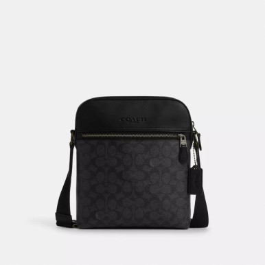 COACH Houston Flight Bag In Signature Canvas image 2