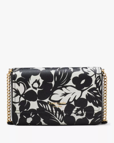 KATE SPADE  Morgan Tropical Foliage Flap Chain Wallet image 3